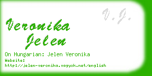 veronika jelen business card